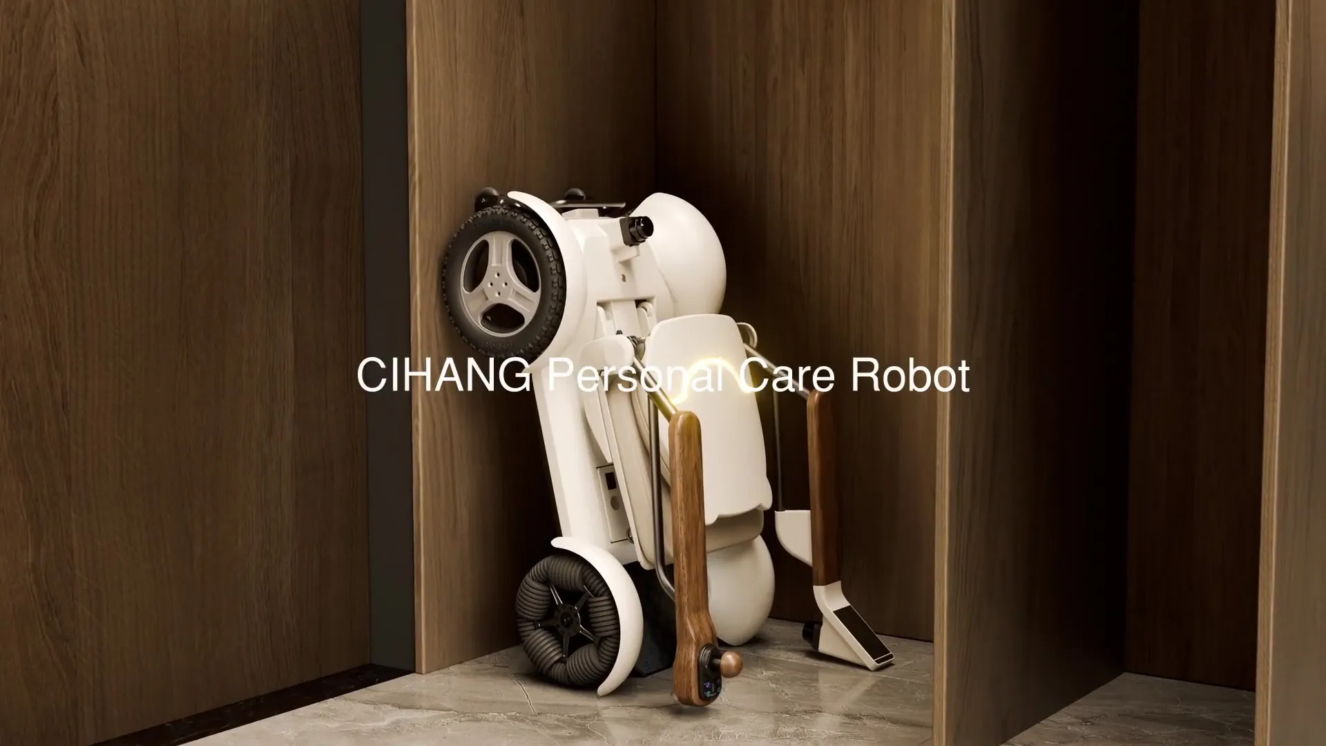 CIHANG folded in a walnut wardrobe